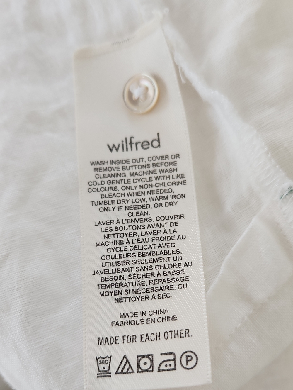 Wilfred..100% Linen Blouse - Picture 7 of 9
